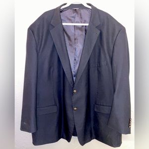 60R Geoffrey Beene Men’s Black Suit Jacket